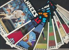 1986 Topps Super Set of 60 MLB Baseball Cards Ryan Seaver Jackson Gwynn 5x7 HOF