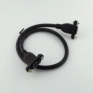 HDMI-compatible 1.4 Female to Female Socket Panel Mount Extension Adapter Cable - Picture 1 of 5