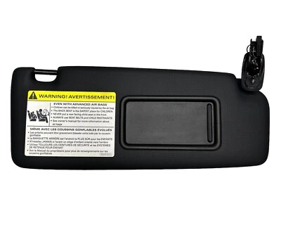 Audi TTS Mk2 Quattro 2008-2014 cupé negro pasajero derecho parasol y espejo OEM Foto 1 de 4