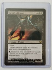 Magic MTG: CARNIFEX DEMON 57/249 Rare Scars of Mirrodin - Near Mint Condition