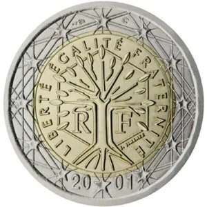 MONEDAS DE DOS EUROS-3 EN PERFECTO ESTADO -EL ARBOL DE LA VIDA-1999,2000,2001. - Imagen 1 de 13