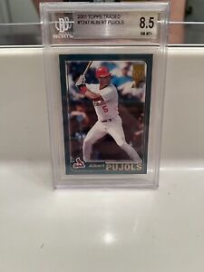 2001 Topps Traded Albert Pujols RC Rookie #T247 BGS 8.5
