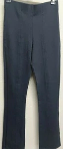 Bruno Duluc Ponte Pants Size XS Pintuck Straight Leg Pants Charcoal Gray - Picture 1 of 8