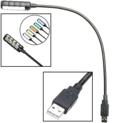 ADAM HALL SLED1 ULTRA USB C - LED Schwanenhalslampe mit Farbwahl Mischpultlampe - Bild 1 von 4