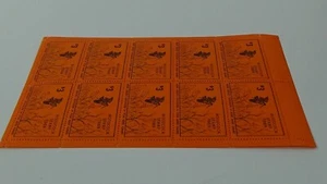 1969 New Jersey $3 Woodcock Stamp Division of Fish & Game #722-2 - Picture 1 of 3