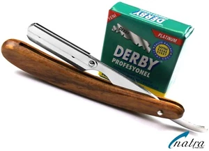 Rasiermesser + 100 DERBY Professional Rasierklingen Rasierer Rasur Razor - Picture 1 of 6