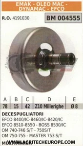 4191030 CAMPANA FRIZIONE ADATTABILE DECESPUGLIATORE OLEOMAC 740 746 750 755 Ø78 - Picture 1 of 2