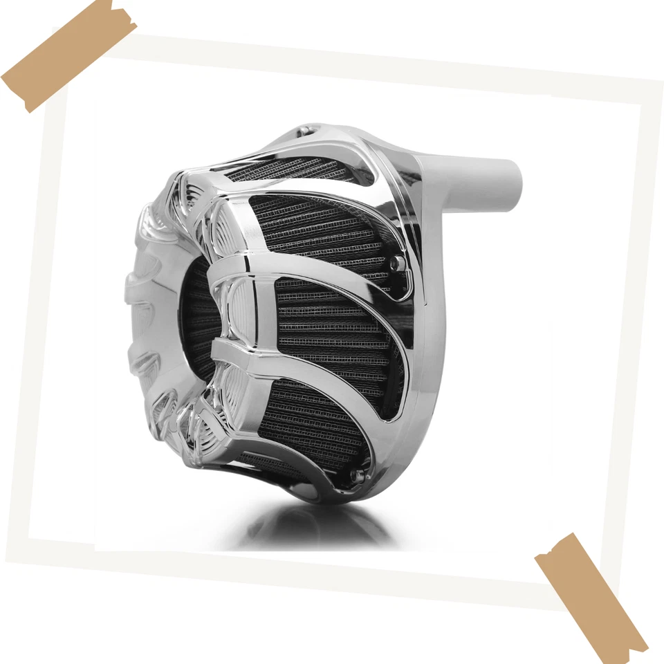 Chrome Air Cleaner Intake for Harley Street Glide 2008-2016/Softail 2016-2017 Foto 1 de 4