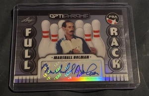 2025 Leaf Eclectic PBA Marshall Holman Full Rack Silver Auto /10 - Bild 1 von 2