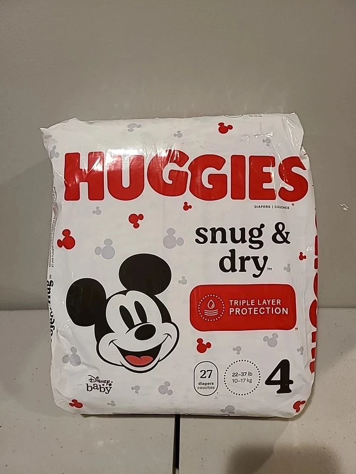 Huggies Snug & Dry Disney Baby Diapers Size 4 (22-37 lbs) Triple Protection 27Ct - Image 1 of 1