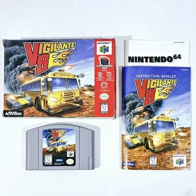 Activision NINTENDO 64 Arena Rennspiel VIGILANTE 8 us NTSC CIB Combat Racing - Bild 1 von 4