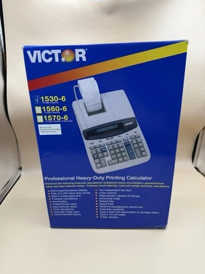 Victor 1530-6 Professional Heavy Duty Printing Calculator-Brand New - Image 1 of 2
