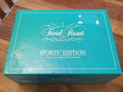 TRIVIAL PURSUIT SPORTS EDITION 1987 COMPLETE 3000 SPORTS QUESTIONS ADD ON SET  - Image 1 of 4