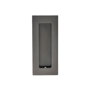 Lane Gunmetal Grey Rectangle Flush Pull 120mm - Concealed - Picture 1 of 2