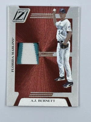 2005 Donruss Zenith A.J. Burnett #ZB-71 026/150 Materials - Image 1 of 2