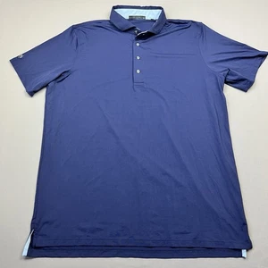Polo Greyson Para Hombre XL Azul Rendimiento Golf Lobo Logo Manga Corta - Imagen 1 de 7
