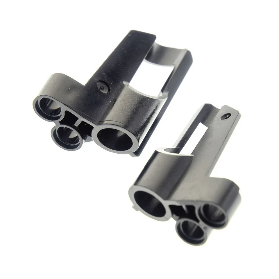 2x Lego Technic Panele Verkleidung 5/6 schwarz kurz Loch Seite A/B 32527 32528 - Bild 1 von 1