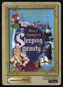 2023 Disney 100 Karten. Spaß Karneval schlafende Schönheit Retro Poster #D100C-SR62 - Bild 1 von 2