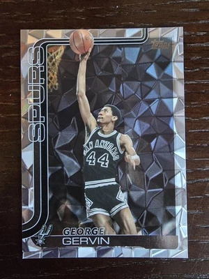 2025-26 Topps 篮球 George Gervin Diamante 铝箔 #265 圣安东尼奥马刺队 — 第 1/2 张图片