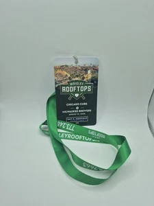 Chicago Cubs Vs Milwaukee Brewers August 21, 2025 Lanyard 3617 N. Sheffield Chi - Picture 1 of 4