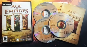 Age of Empires III 3 PC CD-ROM Windows Game 3 Disc CIB Complete w Manual - Picture 1 of 4