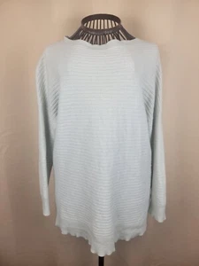 Hugo Boss 100% Cashmere Women`s Jumper Turquoise Mint Size L (fits like UK10) - Picture 1 of 14