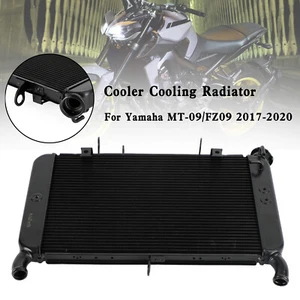 Aluminum Radiator Cooling Cooler Fit For Yamaha MT09 FZ09 MT-09 2017~22, E6 - Picture 1 of 11