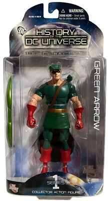 History of the DC Universe Series 1 Green Arrow Action Figure NEW DC Direct A+! - Image 1 of 2