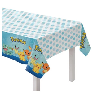Pokemon Classic Party Supplies Paper Tablecover Birthday Tableware Pikachu - Picture 1 of 1