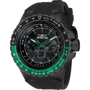 Reloj para hombre Invicta Aviator GMT cuarzo esfera negra 39308 - Imagen 1 de 1