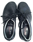 Merrell Mens World Rambler Plain Oxford Leather Lace Up Shoes - Black - Size 8