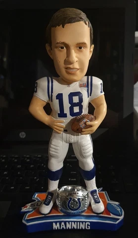Peyton Manning Bobblehead #4883 Out Of 10,000 Colts Super Bowl XLI (No OG Box) Cover