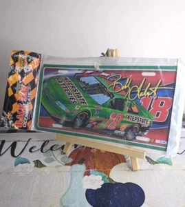 New Bobby Labonte Metal License Plate & Frame Nascar Racing Champions 1997 - Picture 1 of 5