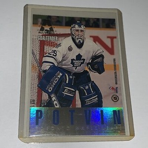 1993-94 LEAF GOLD ALL-STARS BELFOUR / POTVIN INSERT HOCKEY CARD # 10