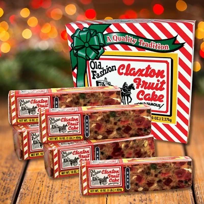 Claxton Fruit Cake 5-1 Lb. DARK - Shipped Direct From Claxton Bakery, Inc. - Image 1 of 4