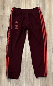 ADIDAS Yeezy Calabasas Men’s Jogger Sweatpants XL Maroon Red - Picture 1 of 13