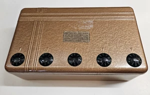 Vintage 1940's E.P. Johnson Handeposit Combination Lock Box with extra Wheel - Picture 1 of 6
