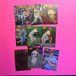 Mike Schmidt 1994 Ted Williams Card Co. COMPLETE Insert 9 Card SET Phillies HOF