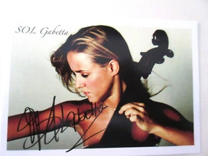 Autogramm original Sol Gabetta - Violinistin - Bild 1 von 2