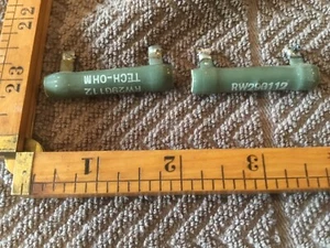2 TECH-OHM RW29G112 RESISTOR Used - Picture 1 of 1