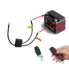 Motorcycle Battery Disconnect Switch Cut Off Isolator Wireless Remote Control