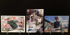 Lot of 3 Kurt Suzuki Topps Base Cards: 2014 (A's) + 2016 (Twins) + 2018 (Braves)