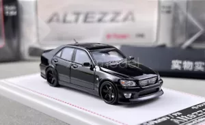 FH 1:64 Scale Black Altezza RS200 SXE10 Sedan Sports Model Diecast Metal Car - Picture 1 of 9