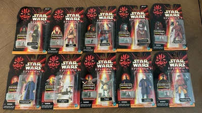 批量 10 件 复古 1999 年星球大战第 1 集合 2 3.75 英寸 公仔 COMMTECH — 第 1/4 张图片