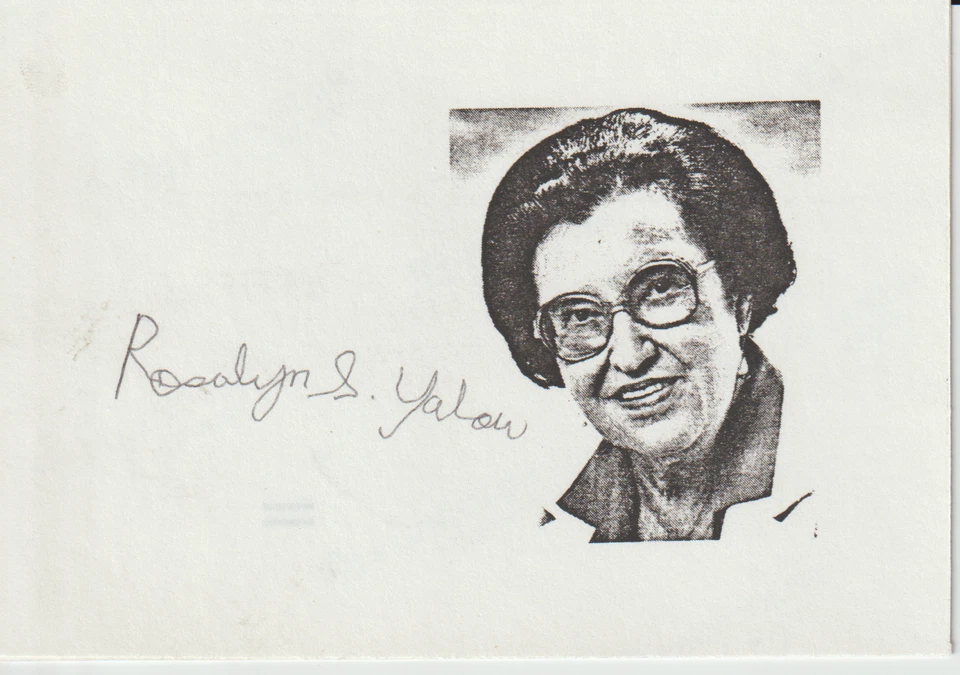 Rosalyn S. Yalow, orig sign Foto - Bild 1 von 1