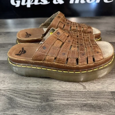 Sandalias Dr Martens Daisy Punta Abierta Cuero Gruesas Para Mujer EE. UU. 8 UK 6 EU 39 - Bonitas Foto 1 de 4