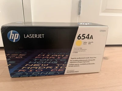 Cartucho de tóner amarillo HP 654A (CF332A) Foto 1 de 4