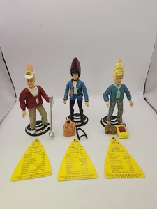 90s Playmates CONEHEADS Action Figures Set Family Lot of 3 Accessories & STANDS - Picture 1 of 11