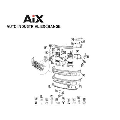 Parachoques delantero Mopar 68160853AB 2013-2024 Ram 1500 Classic - nuevo OEM Foto 1 de 3