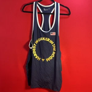 Under Armour Project Rock Tank Top Men’s 2XL | Hardest Worker In The Room NWT - Picture 1 of 7